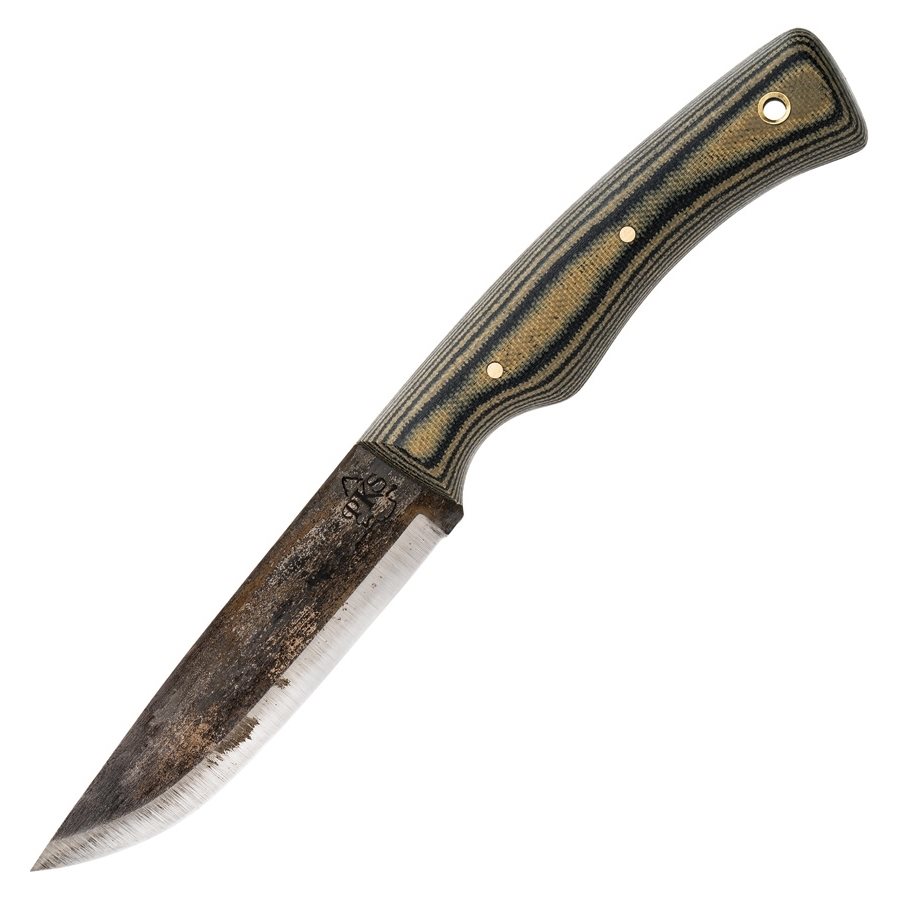 Nůž s pevnou čepelí SCORPION rukojeť MICARTA