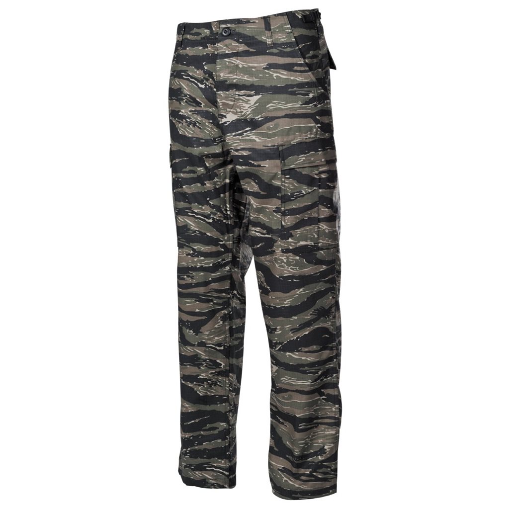 Kalhoty US střih BDU rip-stop TIGER STRIPE CAMO Velikost: XL