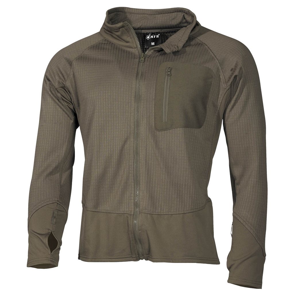 Triko TACTICAL TERMOFLEECE ZELENÉ Velikost: 3XL