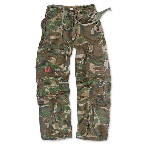 Kalhoty INFANTRY CARGO WOODLAND Velikost: XL