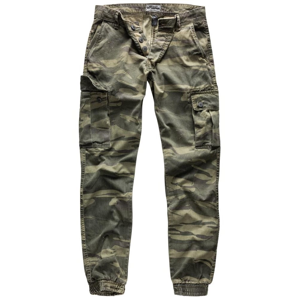 Kalhoty BAD BOYS GREEN CAMO Velikost: XL