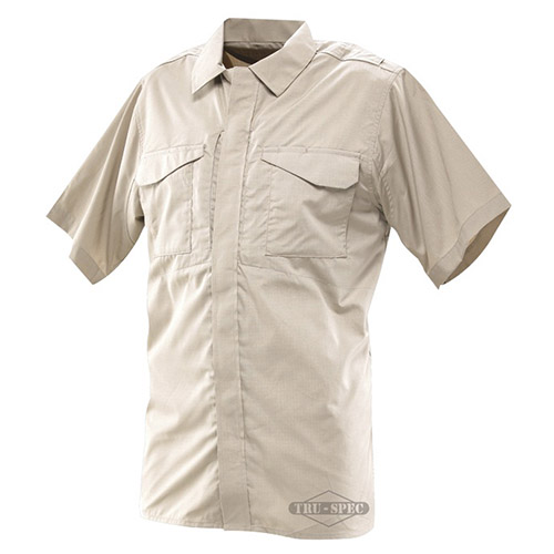 Košile 24-7 UNIFORM krátký rukáv rip-stop KHAKI Velikost: XS
