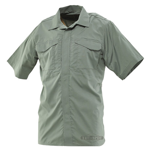 Košile 24-7 UNIFORM krátký rukáv rip-stop ZELENÁ Velikost: L
