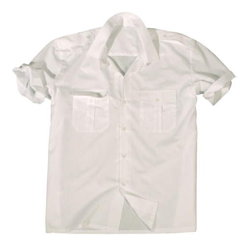 Košile SERVIS krátký rukáv na knoflíky BÍLÁ Velikost: 3XL