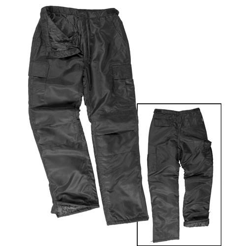 Kalhoty US MA1 THERMO zateplené ČERNÉ Velikost: XL