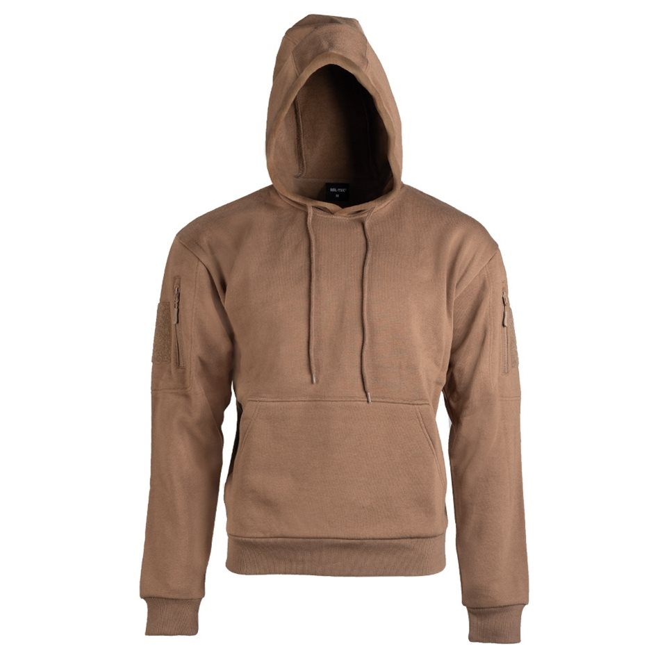 Mikina klokanka TACTICAL s kapucí DARK COYOTE Velikost: XL