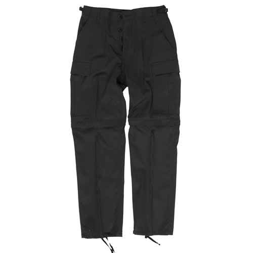 Kalhoty BDU ZIP-OFF odepínací nohavice ČERNÉ Velikost: XL