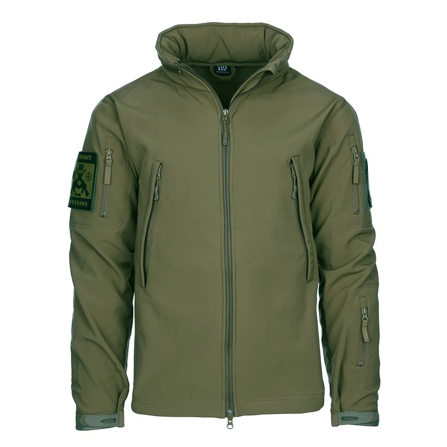 Bunda TACTICAL 101 INC Softshell ZELENÁ Velikost: XXL