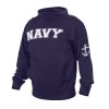 Mikina NAVY s kapucí MODRÁ (velikost L)