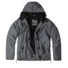 Bunda WINDBREAKER ZIPPER ŠEDÁ (velikost 4XL)