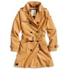 Kabát TRENCHCOAT dámský HNĚDÝ vel.L - 38