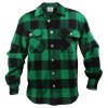 Košile dřevorubecká FLANNEL kostkovaná ZELENÁ (velikost 3XL)