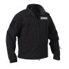 Bunda softshell SECURITY a kapucí ČERNÁ (velikost 3XL)