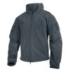 Bunda TACTICAL s kapucí softshell ŠEDÁ (velikost 3XL)