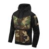Mikina ROGUE ČERNÁ/US WOODLAND (velikost 3XL)