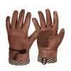 Rukavice WOODCRAFTER kožené HNĚDÉ (velikost L)