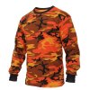 Triko s dlouhým rukávem ORANGE CAMO vel.3XL