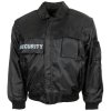 Bunda SECURITY ČERNÁ (velikost 4XL)