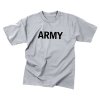 Triko dětské s nápisem ARMY ŠEDÉ (velikost L)