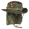 Klobouk JUNGLE s límcem rip-stop WOODLAND (velikost 3XL)