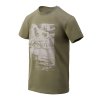 Triko ADVENTURE IS OUT THERE OLIVE GREEN (velikost 3XL)