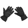 Rukavice prstové zimní SOFTSHELL 3M™ Thinsulate™ ČERNÉ (velikost L)