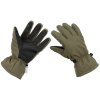 Rukavice prstové zimní SOFTSHELL 3M™ Thinsulate™ ZELENÉ (velikost L)