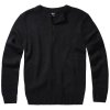 Svetr pulover Armee zip 3/4 ČERNÝ (velikost 3XL)