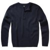 Svetr pulover Armee zip 3/4 NAVY MODRÝ (velikost 3XL)