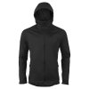 Bunda STOW & GO voděodolná s kapucí skladná ČERNÁ (velikost 3XL)