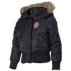 Bunda dětská s kapucí N-2B POLAR ČERNÁ (velikost XXL)