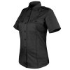 Košile dámská CLASS UNIFORM krátký rukáv ČERNÁ (velikost L)