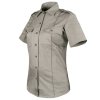Košile dámská CLASS UNIFORM krátký rukáv SILVER TAN (velikost L)