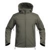 Bunda FIGHTER V2 softshell s kapucí ZELENÁ (velikost 3XL)