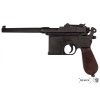 Replika pistole Mauser C96, dark wood, Německo 1896