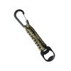 Klíčenka PARACORD s karabinou a otvírákem na láhve TAN