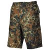 Kraťasy US střih BDU boční kapsy FLECKTARN