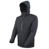 Bunda - parka OVERCAST SOFTSHELL ČERNÁ