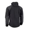Mikina zip s kapucí fleece DELTA ČERNÁ