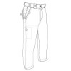 Kalhoty 24-7 CLASSIC rip-stop MODRÉ