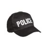 Čepice baseball s nápisem 'POLICE' ČERNÁ