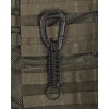 Karabina MOLLE s PARACORDEM ČERNÁ