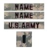 Nášivky U.S. ARMY sada 4ks VELCRO ACU DIGITAL