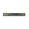 Nášivka "U.S. MARINES" černá nit MARPAT WOODLAND