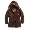 Bunda - parka TROOPER SUPREME HNĚDÁ