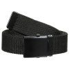 Opasek s kovovou černou přezkou 30 mm ČERNÝ
