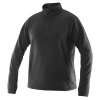 Triko 24-7 GRID FLEECE dlouhý rukáv ČERNÉ