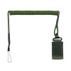 Kabel (telefonní) bezpečností SWAT ke zbrani ZELENÝ