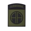 Nášivka 3D plastová AIRBORNE 82nd ZELENÁ