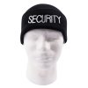 Čepice pletená výšivka "SECURITY" ČERNÁ